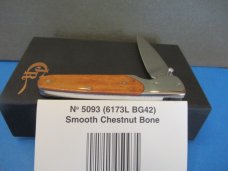 Case XX 2005 John Russell Case  Slimlock Chestnut Bone Pattern # 6173L BG-42