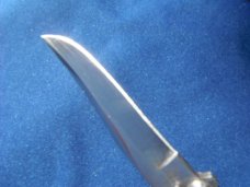 Vintage Japan 1980's Sliver Dragon stainless drop point balisong butterfly knife. Made in Japan!!! Vintage Japan 1980's Sliver Dragon stainless drop point balisong butterfly knife. Made in Japan!!!