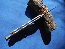 Vintage Japan 1980's Sliver Dragon stainless drop point balisong butterfly knife. Made in Japan!!! Vintage Japan 1980's Sliver Dragon stainless drop point balisong butterfly knife. Made in Japan!!!