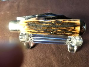 Great Eastern Cutlery "OIL FIELD JACK". Handles covers are well matched Stag.