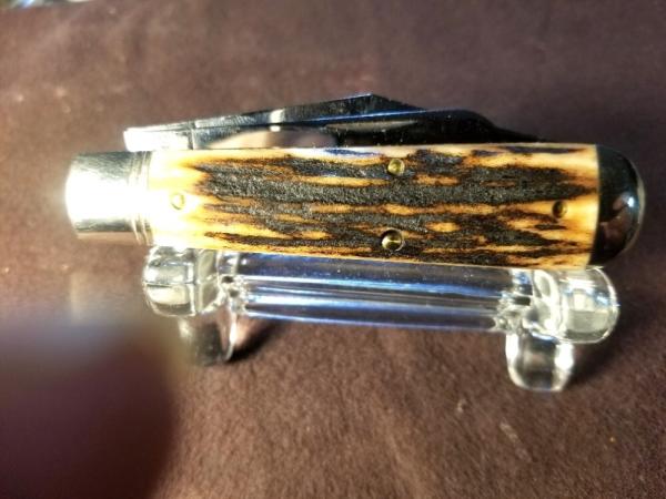 Great Eastern Cutlery "OIL FIELD JACK". Handles covers are well matched Stag.