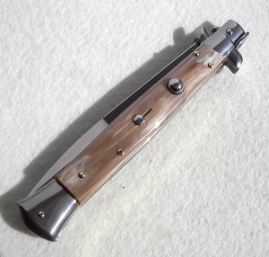 NEW FRANK BELTRAME 11" BRAZILIAN HORN BAYONET BLADE ITALIAN STILETTO