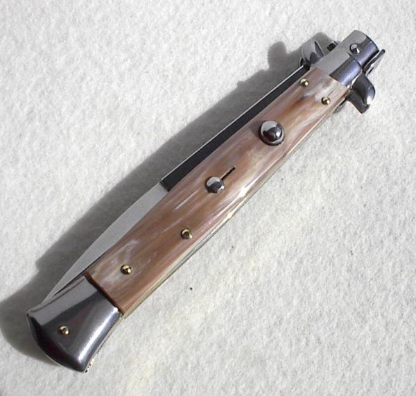 NEW FRANK BELTRAME 11" BRAZILIAN HORN BAYONET BLADE ITALIAN STILETTO