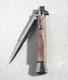 NEW FRANK BELTRAME 11" BRAZILIAN HORN BAYONET BLADE ITALIAN STILETTO