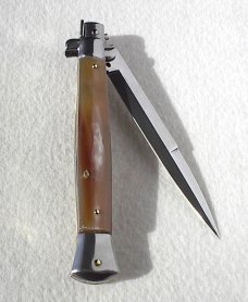 NEW FRANK BELTRAME 11" BRAZILIAN HORN BAYONET BLADE ITALIAN STILETTO
