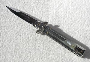 AKC LEVERLETTO 20cm - 8" BEAUTIFUL BRAZILAN HORN NEW MODIFIED BAYONET BLADE   