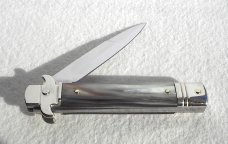AKC LEVERLETTO 20cm - 8" BEAUTIFUL BRAZILAN HORN NEW MODIFIED BAYONET BLADE   