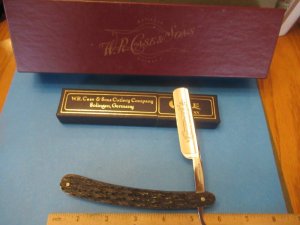 W.R.Case & Sons 2003 Green Bone Razor Pattern # 415855 SS