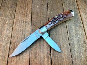 Ka-Bar Humpback Jack Brown Jigged Bone 1989