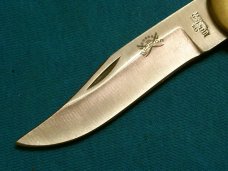 BONE HANDLE COL LITTLETON TENN USA LOCKBACK CAMPING SURVIVAL FOLDING HUNTER POCKET KNIFE KNIVES