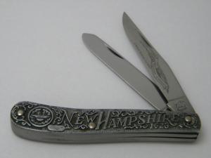SW CUT USA (Schrade) TC-9 Limited Edition Thirteen Colonies "New Hampshire" Trapper Knife 