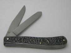 SW CUT USA (Schrade) TC-9 Limited Edition Thirteen Colonies "New Hampshire" Trapper Knife SW CUT USA (Schrade) TC-9 Limited Edition Thirteen Colonies "New Hampshire" Trapper Knife