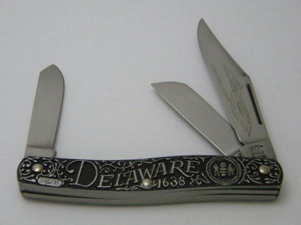 SW CUT USA (Schrade) TC-1 Limited Edition Thirteen Colonies "Delaware" Stockman Knife SW CUT USA (Schrade) TC-1 Limited Edition Thirteen Colonies "Delaware" Stockman Knife