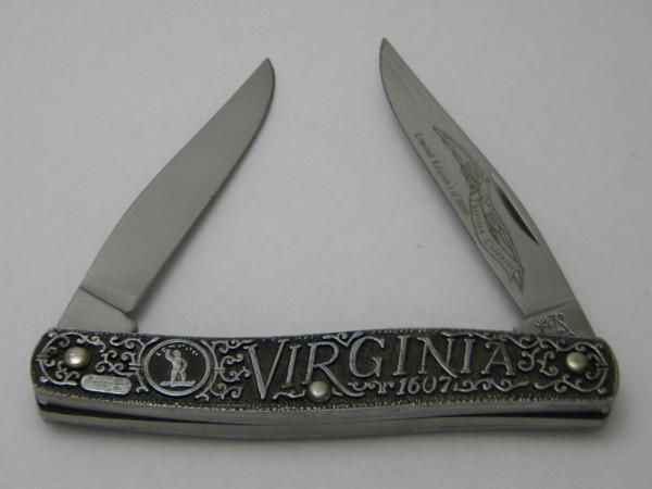 SW CUT USA (Schrade) TC-10 Limited Edition Thirteen Colonies "Virginia" Muskrat Knife 