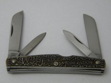 SW CUT USA (Schrade) TC-4 Limited Edition Thirteen Colonies "Georgia" Small Congress Knife SW CUT USA (Schrade) TC-4 Limited Edition Thirteen Colonies "Georgia" Small Congress Knife