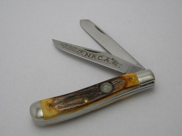 Schrade + USA Stag 1982 NKCA Trapper Knife
