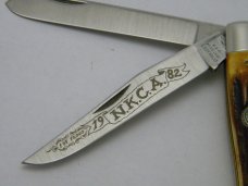 Schrade + USA Stag 1982 NKCA Trapper Knife