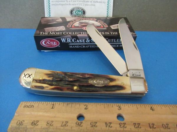 Case XX 2010 Red Stag Trapper CCC Pattern # R5254 SS
