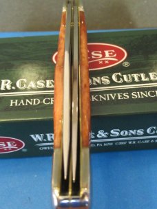 Case XX 2009 CCC Exclusive Chestnut Saw Bone Large Folding Hunter Pattern # 6265 SS Case XX 2009 CCC Exclusive Chestnut Saw Bone Large Folding Hunter Pattern # 6265 SS