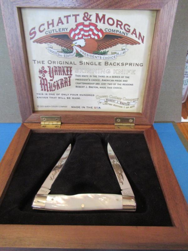 Schatt & Morgan 2003 Pearl Yankee Muskrat  1 of 400
