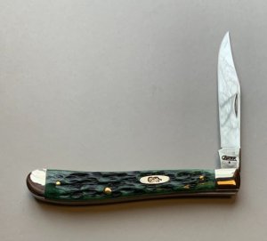 CASE Slimline Trapper Utility Knife Bermuda Green