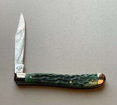 CASE Slimline Trapper Utility Knife Bermuda Green CASE Slimline Trapper Utility Knife Bermuda Green