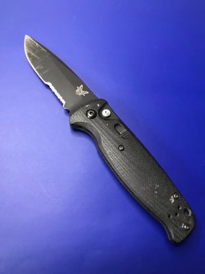 Benchmade CLA Automatic Knife (3.4" Black ) 4300SBK FIRST PRODUCTION 354 of 500