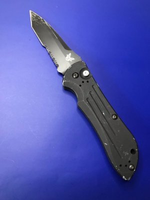 Benchmade 9100 Auto Stryker Knife (3.6" Black ) 