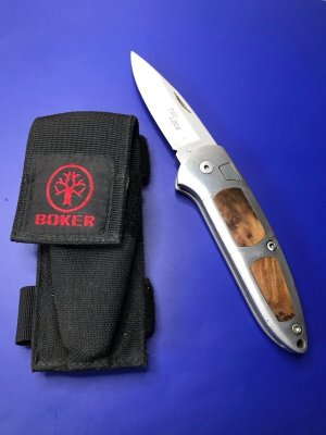 Boker Top Lock Pocket Knife with Sheath