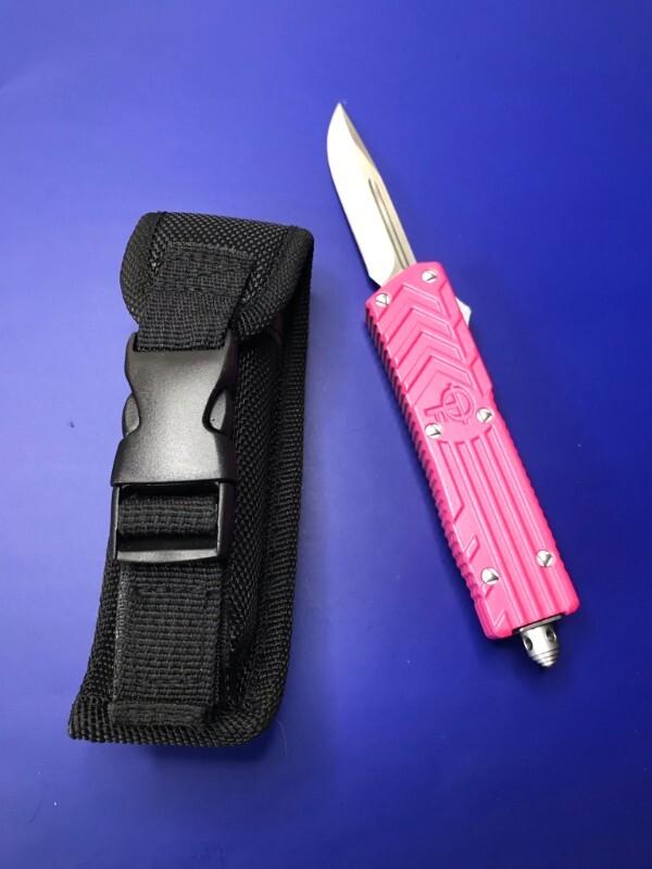 StrikeForce Gen4 | Magenta OTF Knife with Sheath
