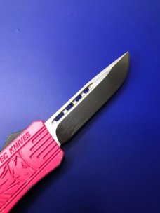 CobraTec MEDIUM CTK-1 PINK OTF KNIFE with Sheath