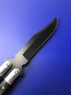 Bear & Son 5" Butterfly Knife Black G10