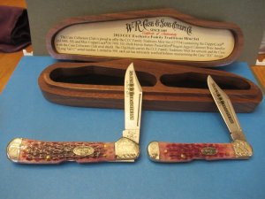 Case XX 2013 CCC Exclusive Family Traditions Mint Set CopperLocks # 61749L SS & 61549L SS