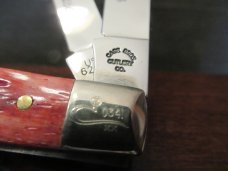 Case Brothers Limited Edition Andrew J. Case Red Bone Slim Line Trapper Pattern # 62048 SS