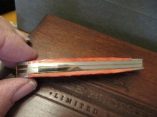 Case Brothers Limited Edition Andrew J. Case Red Bone Slim Line Trapper Pattern # 62048 SS