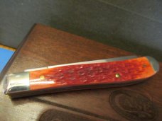 Case Brothers Limited Edition Andrew J. Case Red Bone Slim Line Trapper Pattern # 62048 SS