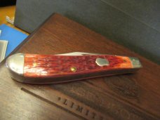 Case Brothers Limited Edition Andrew J. Case Red Bone Slim Line Trapper Pattern # 62048 SS