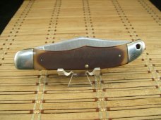 SCHRADE OLD TIMER 1250T MUSTANG VINT. U.S.A. MADE HIGH CARBON STEEL LINER LOCK POCKET KNIFE & SHEATH