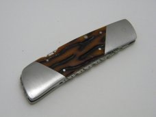 *RARE* Frank Carlisle Detroit MI 7 Worm Groove Bone Lockback Knife *RARE* Frank Carlisle Detroit MI 7 Worm Groove Bone Lockback Knife
