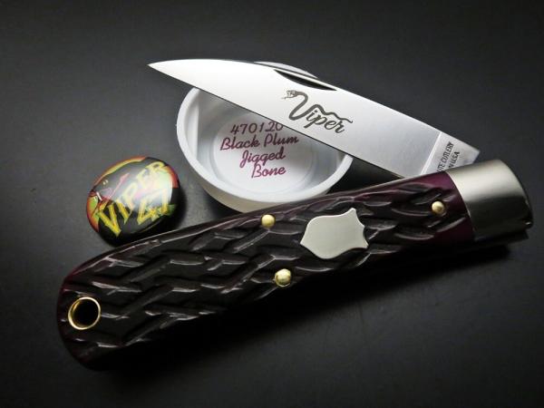 Great Eastern Cutlery #47 Viper Black Plum Jigged Bone GEC 470120 Great Eastern Cutlery #47 Viper Black Plum Jigged Bone GEC 470120