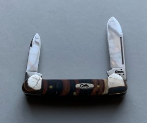 CASE Baby Butterbean Knife Ebony Swirl