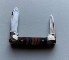 CASE Baby Butterbean Knife Ebony Swirl CASE Baby Butterbean Knife Ebony Swirl