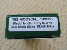 PRO TECH # 752 GODSON TUXEDO - BLACK & IVORY MICARTA HANDLES - NIB