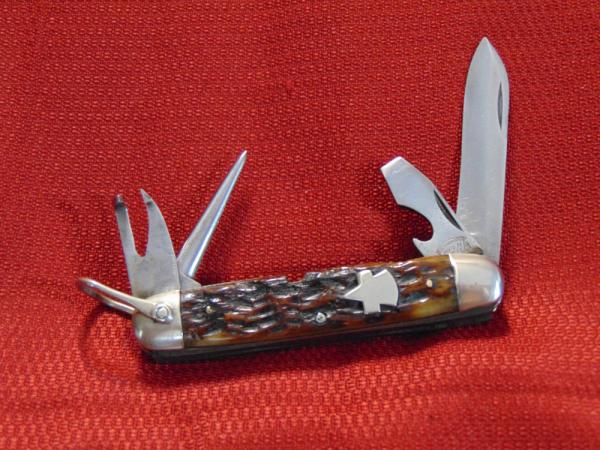 VINTAGE  E.C. SIMMONS KEEN KUTTER ST. LOUIS MO  SCOUT KNIFE 1870-1940