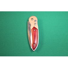 Switchblade with Cherry Handle / Locking / Stainless Steel Blade / Belt Clip Switchblade with Cherry Handle / Locking / Stainless Steel Blade / Belt Clip