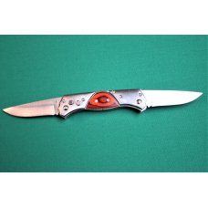 Large Double Bladed - Cherry Wood Handles - Locking Blades Large Double Bladed - Cherry Wood Handles - Locking Blades