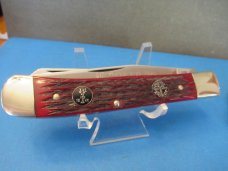 Boker Tree Brand Tang Stamp Series Red Bone Trapper Model # BK2525TSR