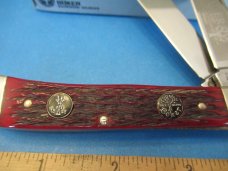 Boker Tree Brand Tang Stamp Series Red Bone Trapper Model # BK2525TSR