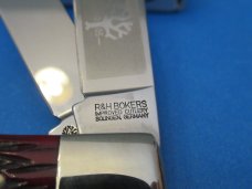 Boker Tree Brand Tang Stamp Series Red Bone Trapper Model # BK2525TSR