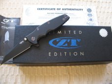 ZERO TOLERANCE 0392 M390 BLACK/PURPLE (ZT 0392 BLK/PUR) DISCONTINED LIMITE EDITION KNIFE -  NIB